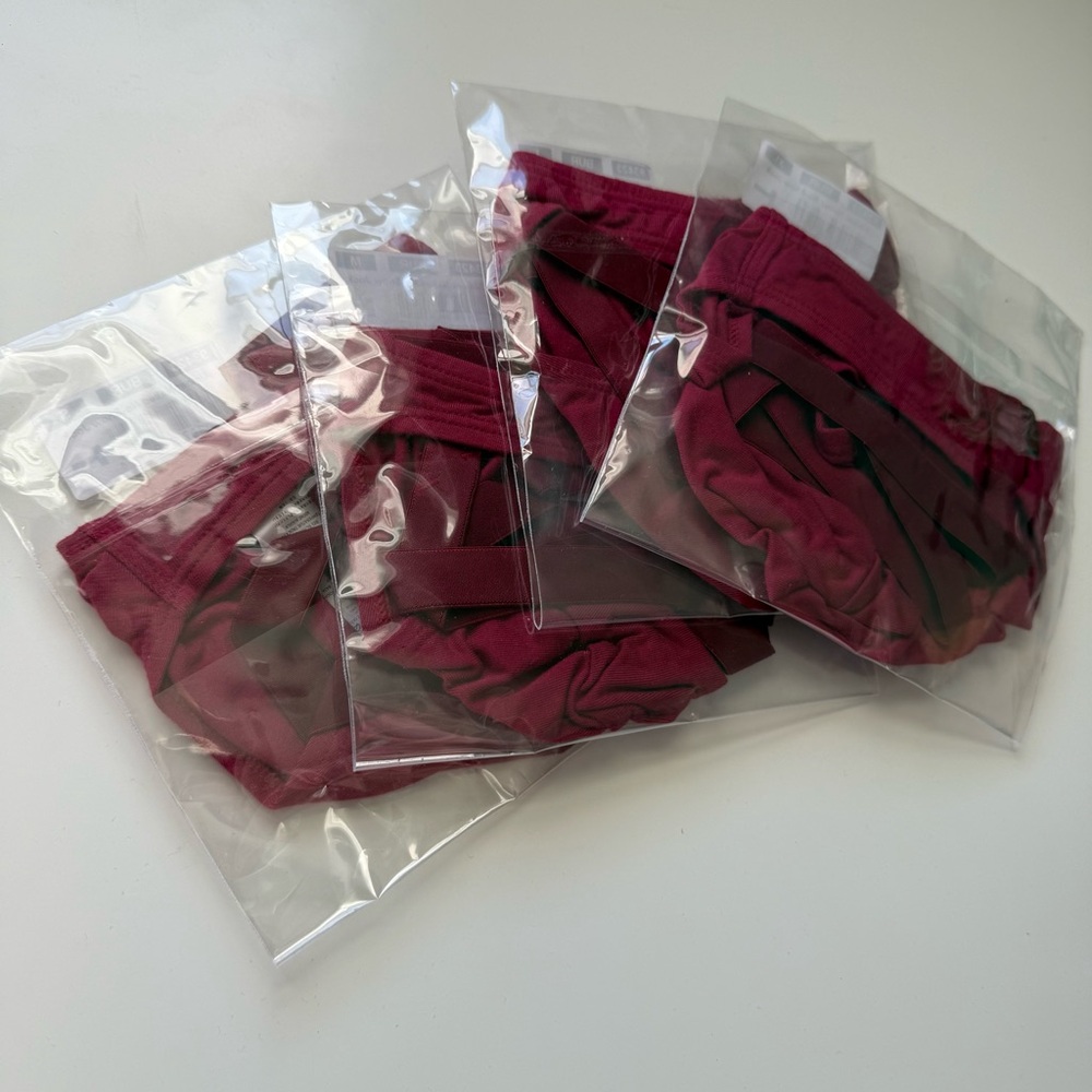 Andrew Christian XL jock maroon red sexy gay queer XLarge XL 35 36 37 38 NWT NEW - Picture 14 of 15